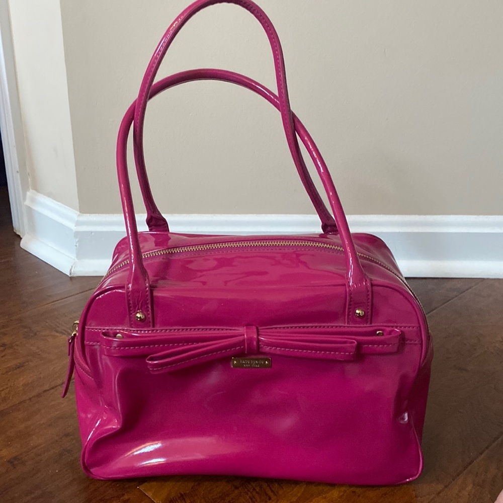 Kate Spade Fuschia Patent Leather Handbag
